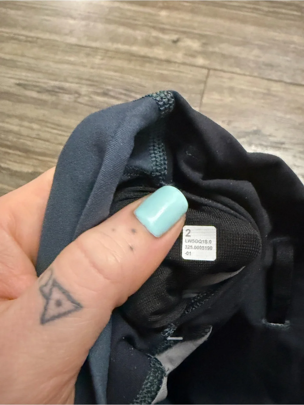 NWT Lululemon Wunder Train High-Rise Tight 25” (Midnight Haze Black Multi)Size 2